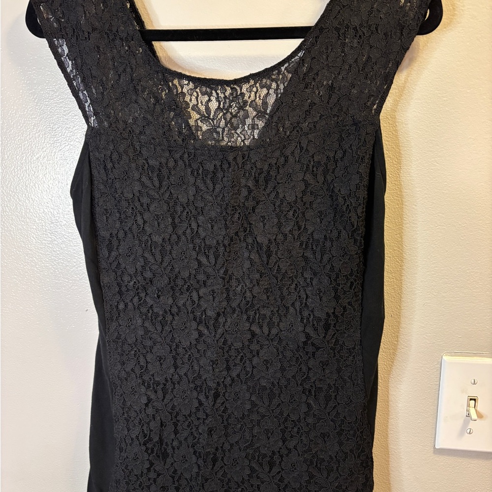 Express Black Lace Blouse Womem’s L